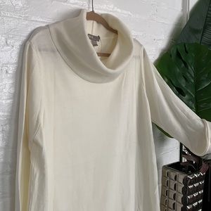ASOS Cream Turtleneck Dress